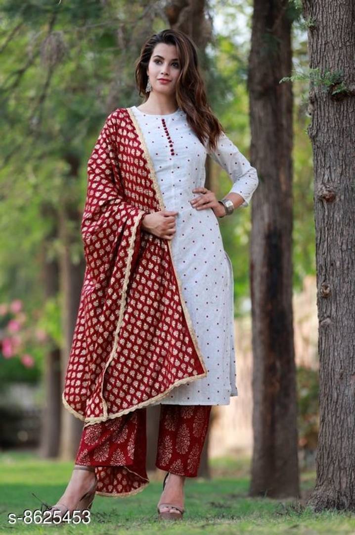 Rayon Printed Kurta Palazzo Set